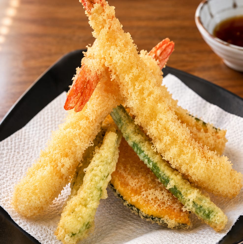 A9. Shrimp tempura.