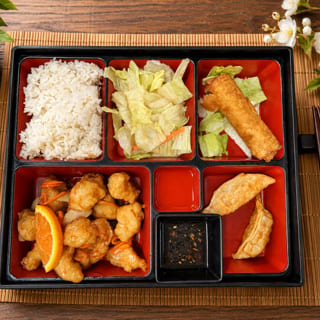 BB3. Orange chicken bento box