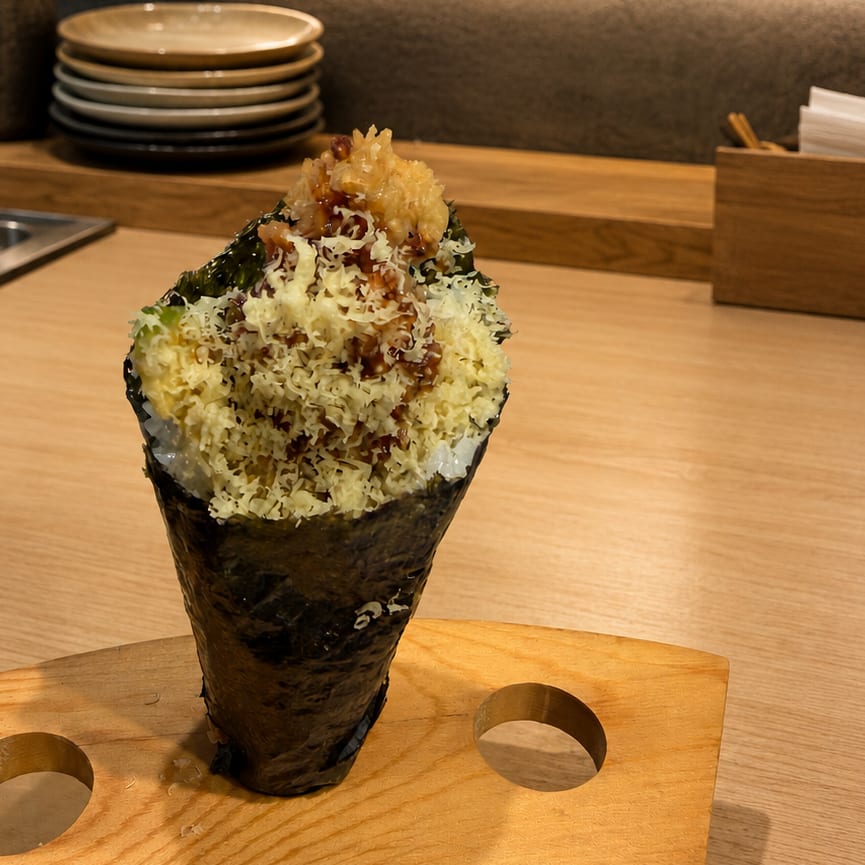 Cajun hand roll.