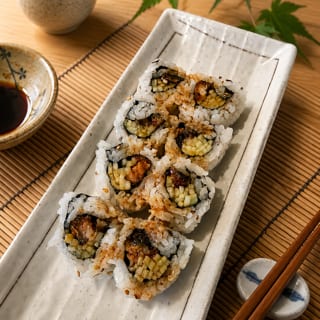 Eel rolls