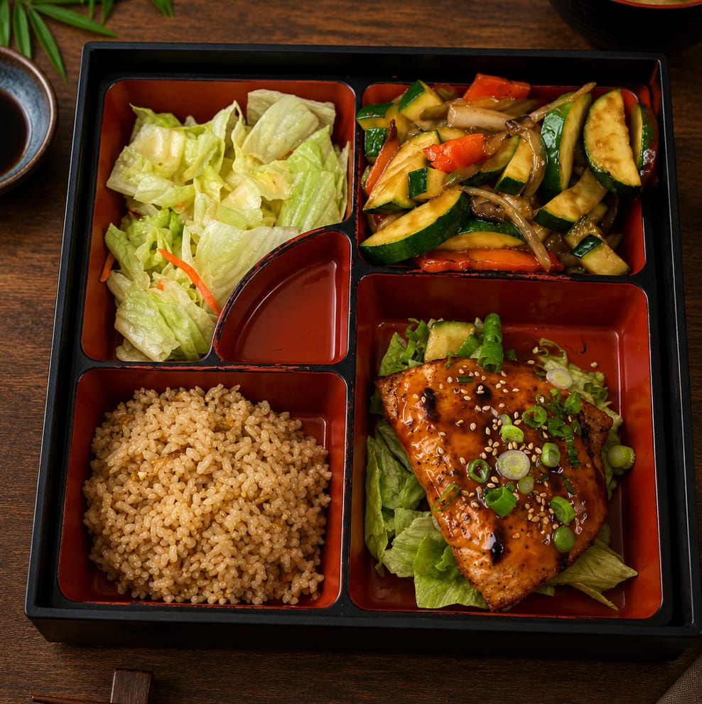 CB3. Teriyaki Salmon.