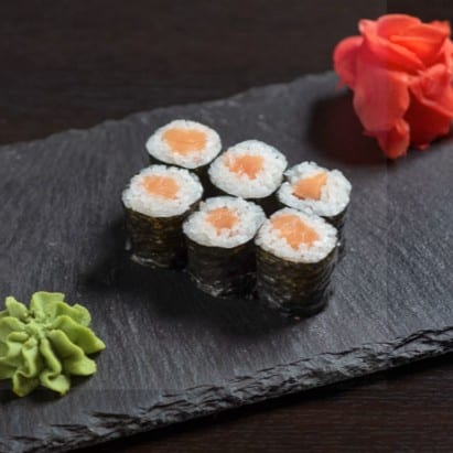 Salmon roll.