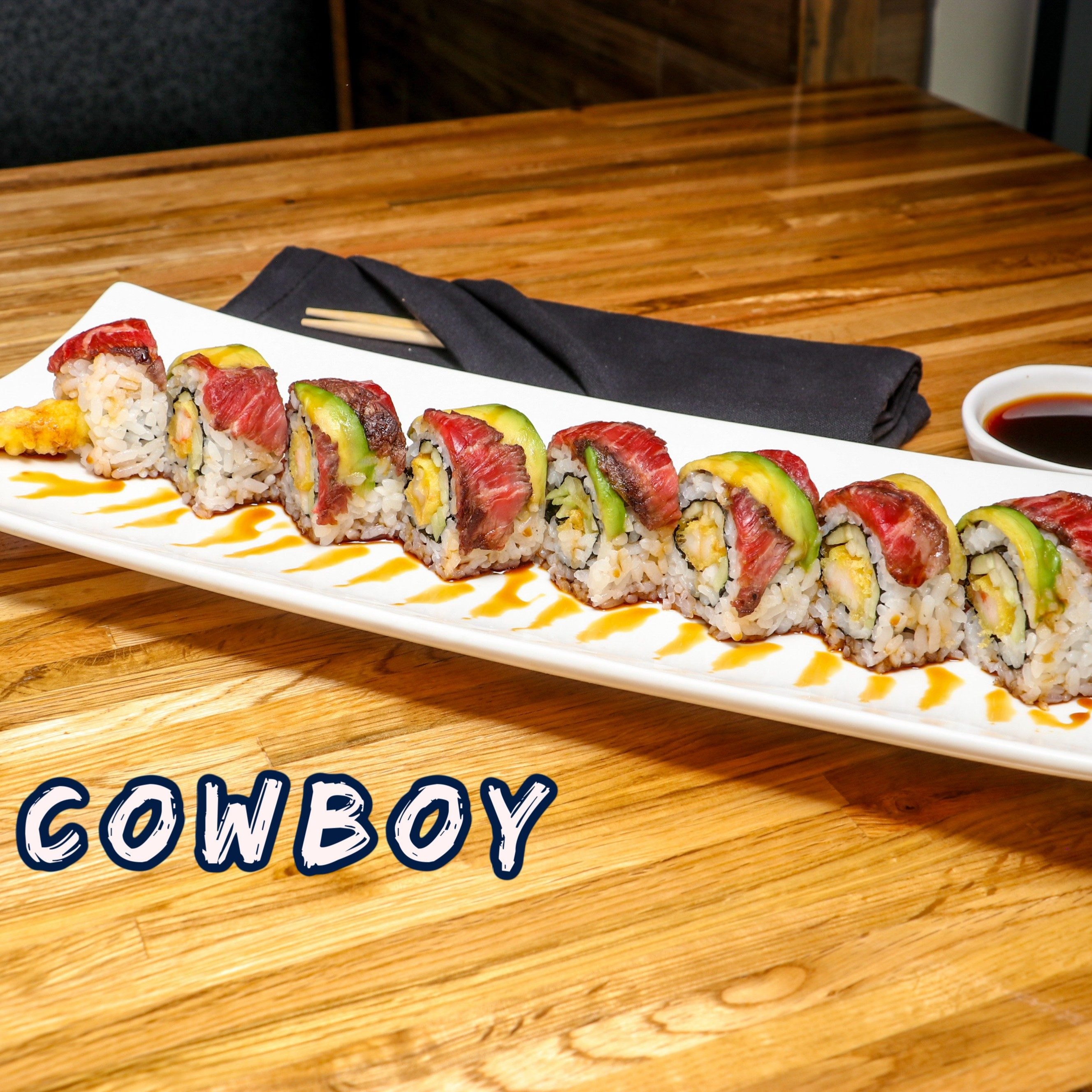 R16. Cowboy roll.