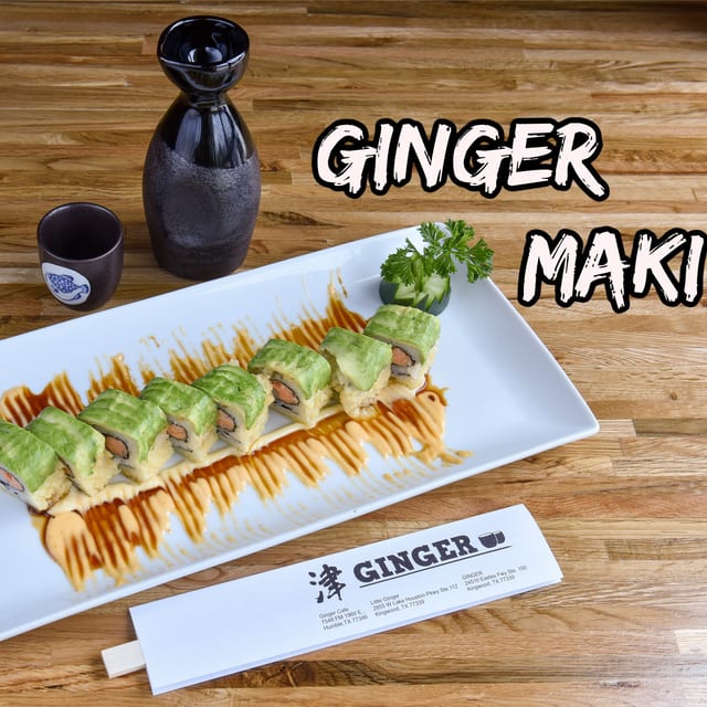 R10. Ginger maki roll.