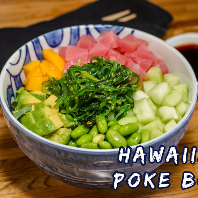 P4. Hawaiian poke bowl.