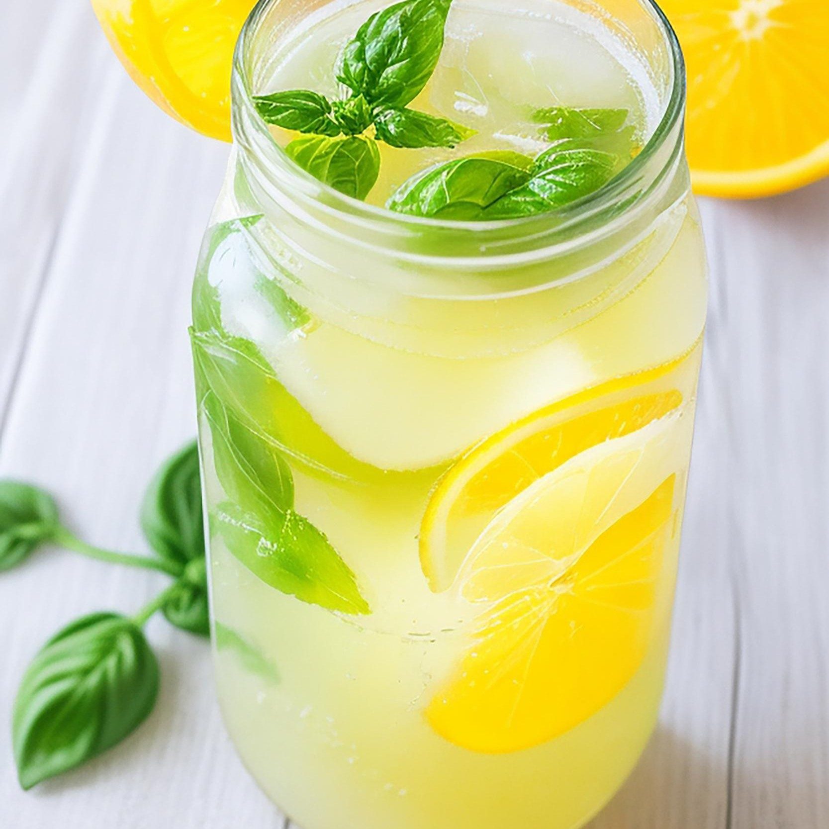 Cucumber mint lemonade.
