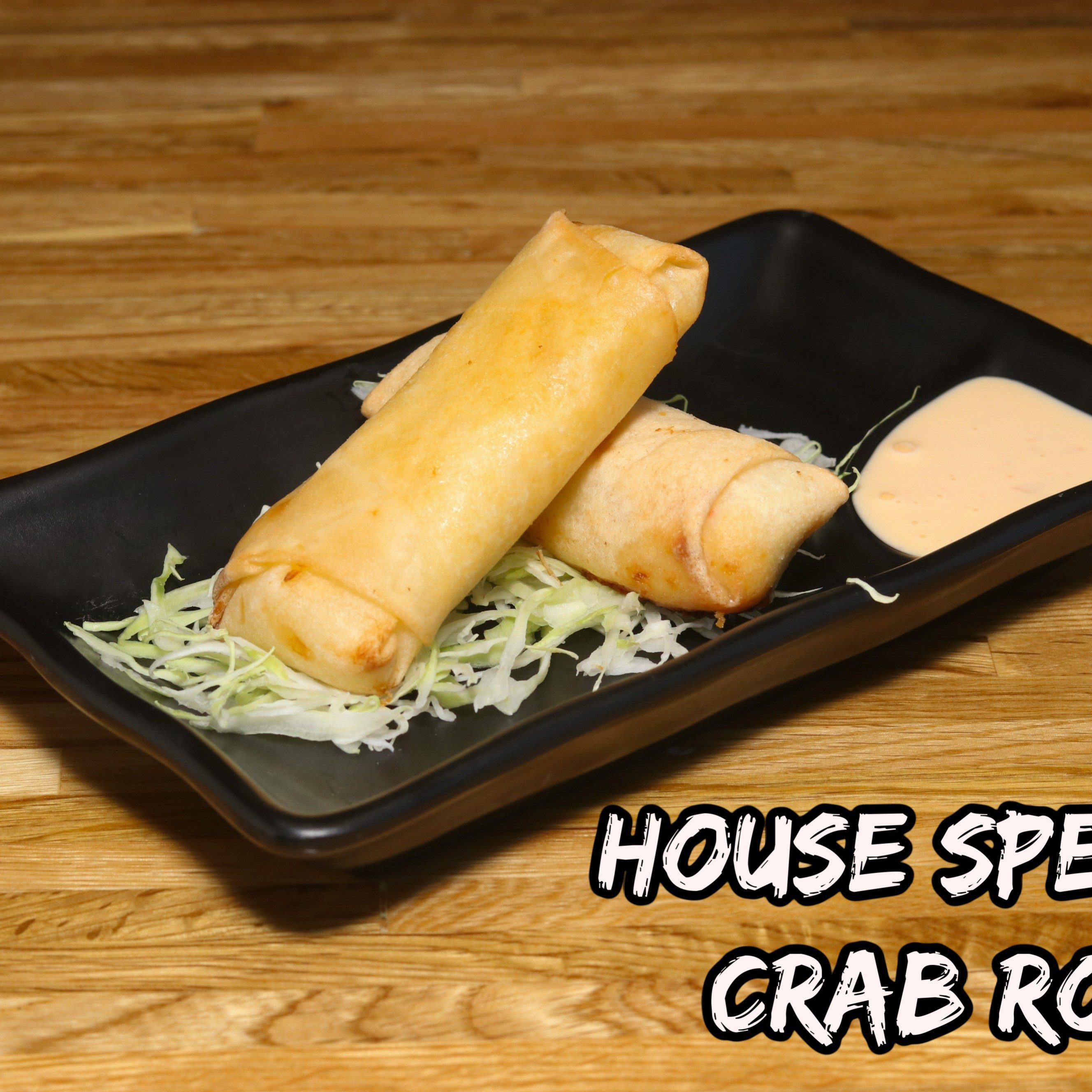 A7. House special crab roll.