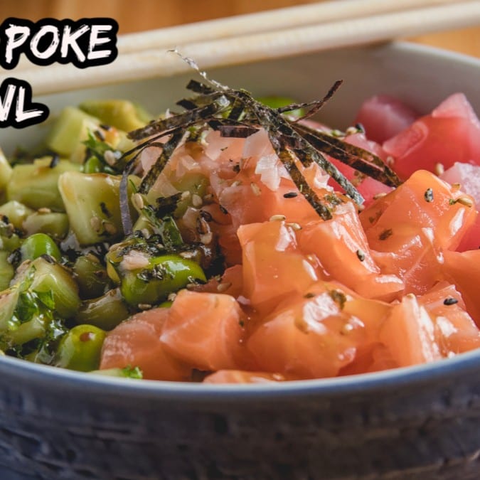 P1. Ginger poke bowl.