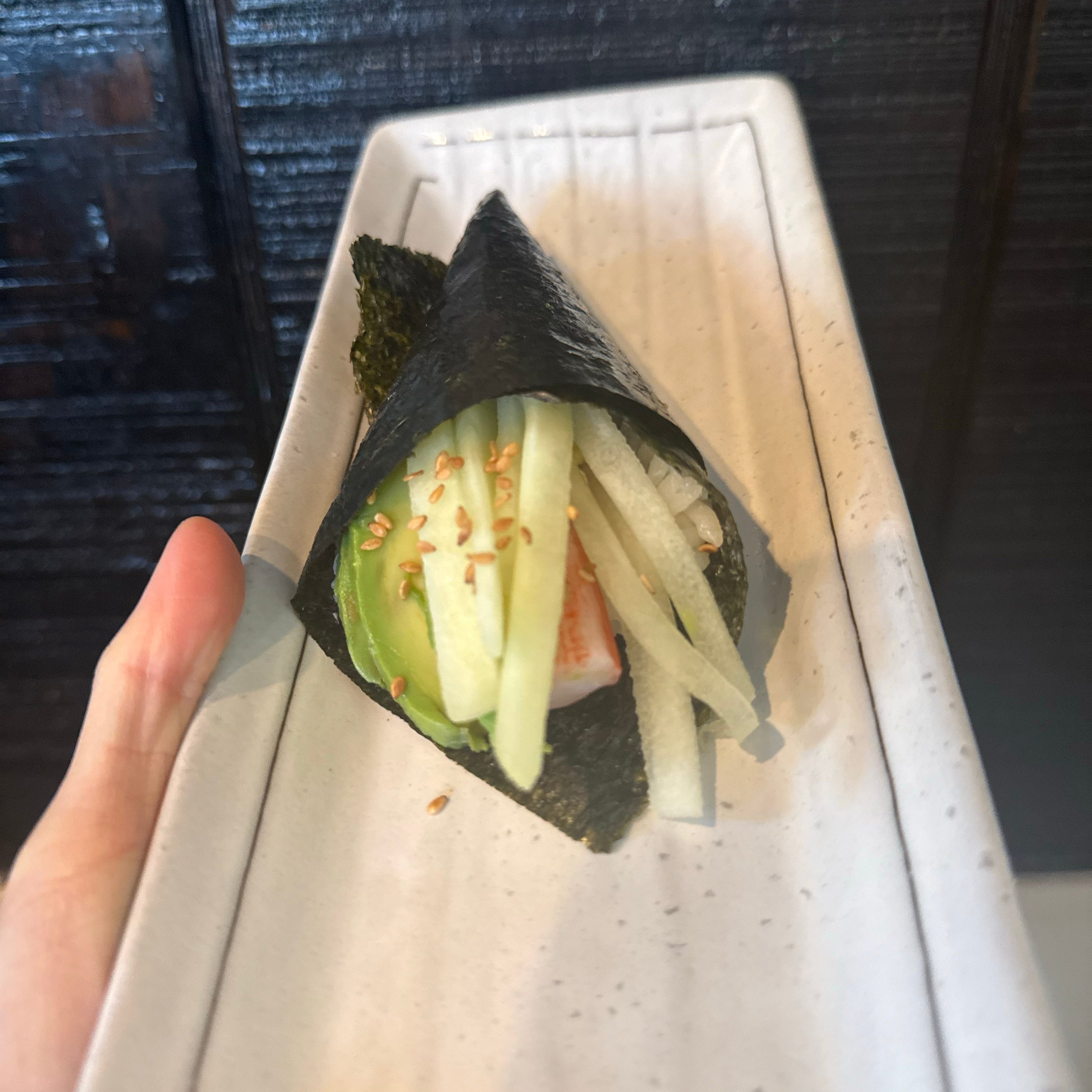 California hand roll.