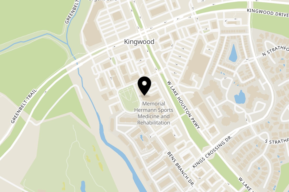 Map showing the location of Little Ginger on 2855 W Lake Houston Pkwy in Kingwood